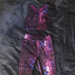 Discontinued More Than Magic galaxy girl’s athletic set